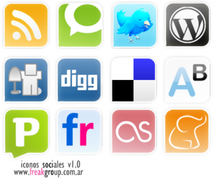 small business social bookmark icons