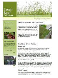 Green Roof Colchester web site